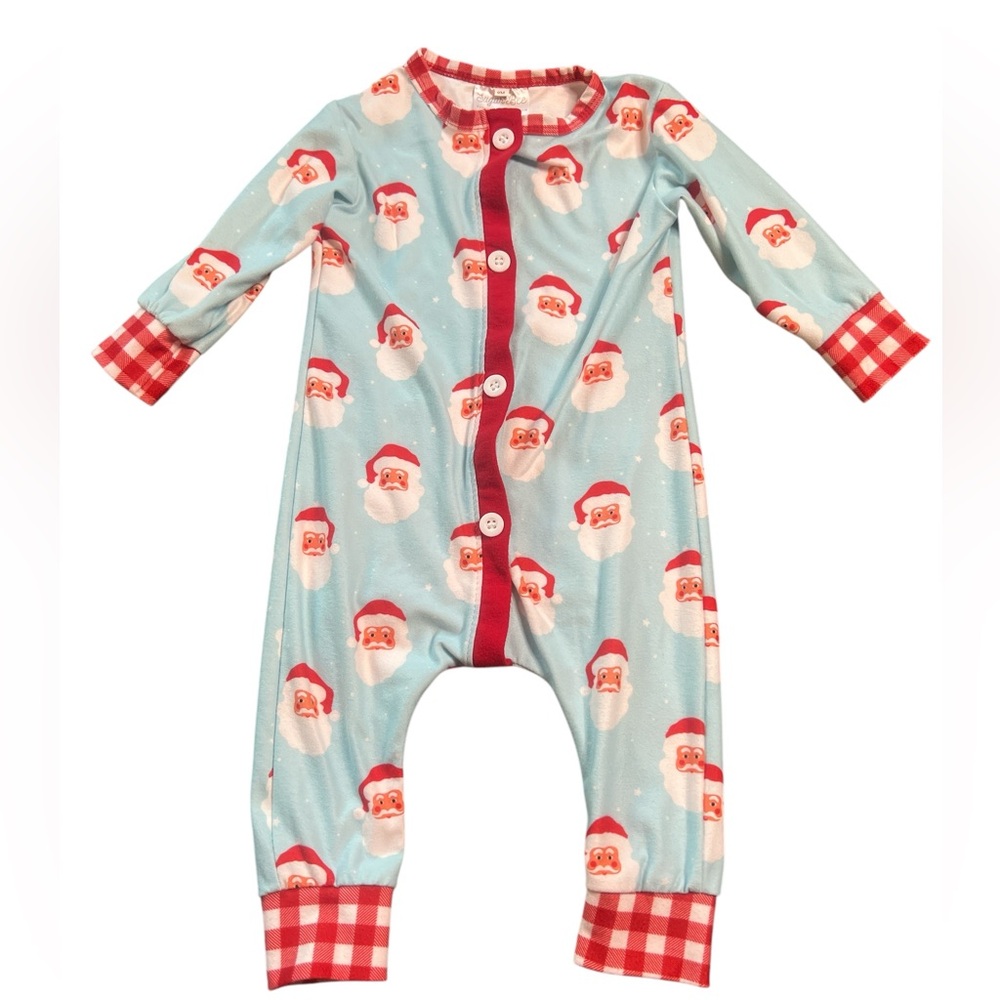 Embroidered Christmas Romper